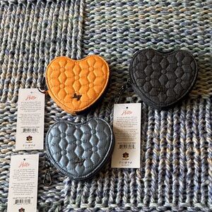 LUG - set of three heart pouches